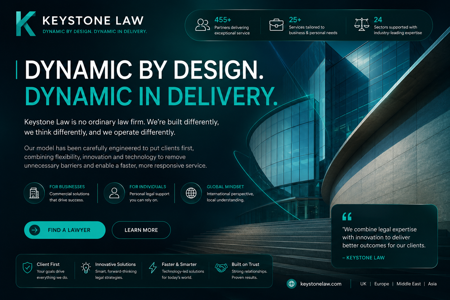 Keystone Law dynamic legal services platform